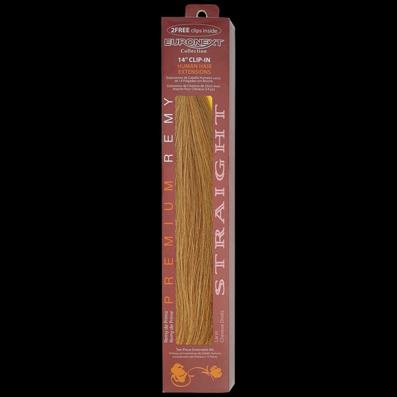 Euronext Hair Euronext Clip In Caramel Human Hair Extensions 8 Poshmark